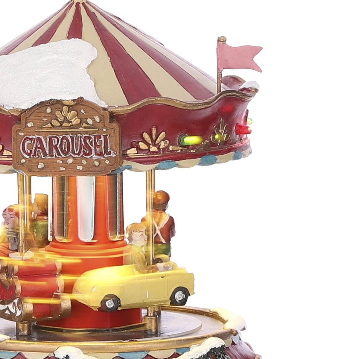 Miniatura del villaggio di Natale Luville Originals Rosso