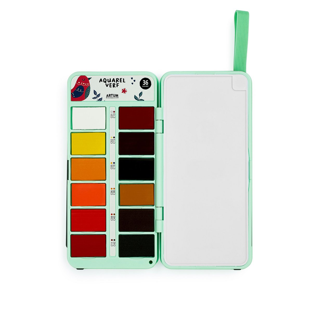 Watercolor Paint Set with 36 Colors