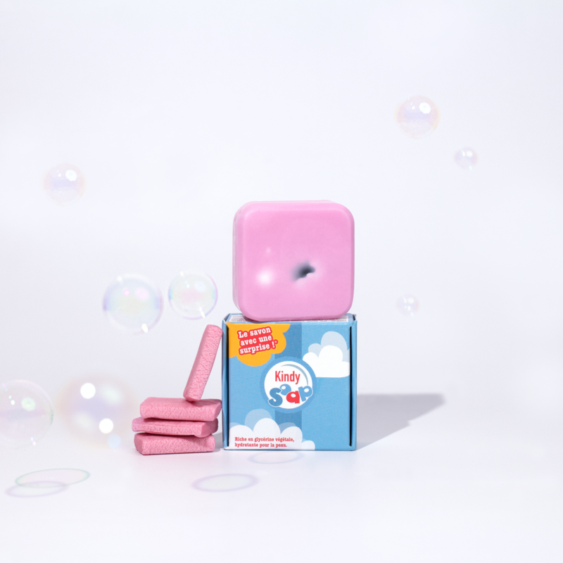 Kindy Mini Pink "Savon-surprise"