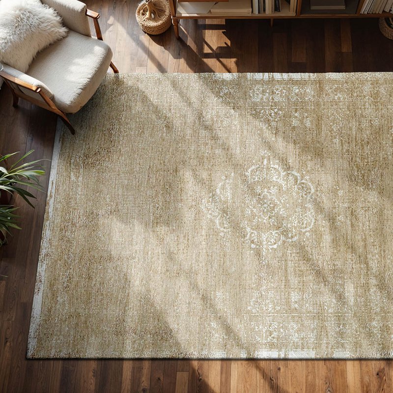 Eco Rug - Milk Curry - Beige rug