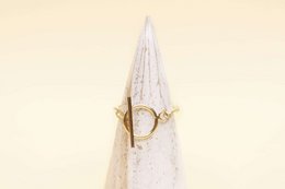 Anillo FABIOLA chapado en oro