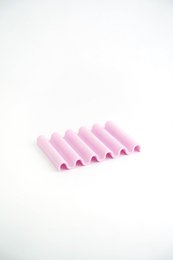 Soap dish made from recycled PET pink hibiscus onda