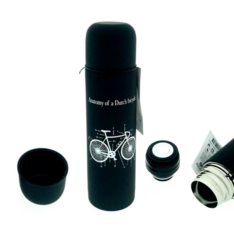 Retulp Insulated double wall bottle 500ML - Black Bicycle