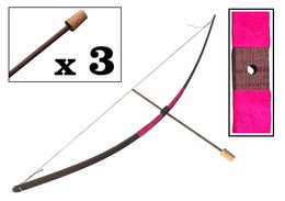 BOW RUSTIK + 3 ARROWS - ST454F
