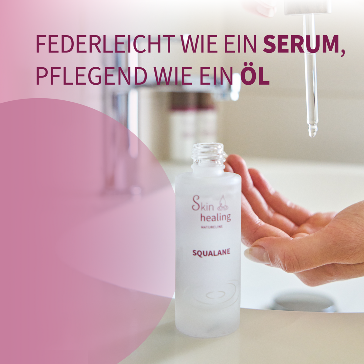 Squalane Gesichtsöl aus 100% biobasiertem Zuckerrohr