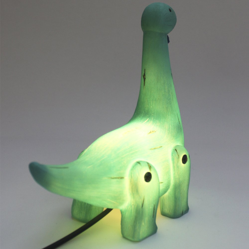 Wood Effect Cute Diplodocus Light