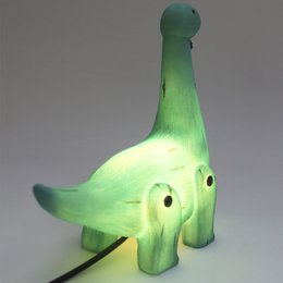 Wood Effect Cute Diplodocus Light