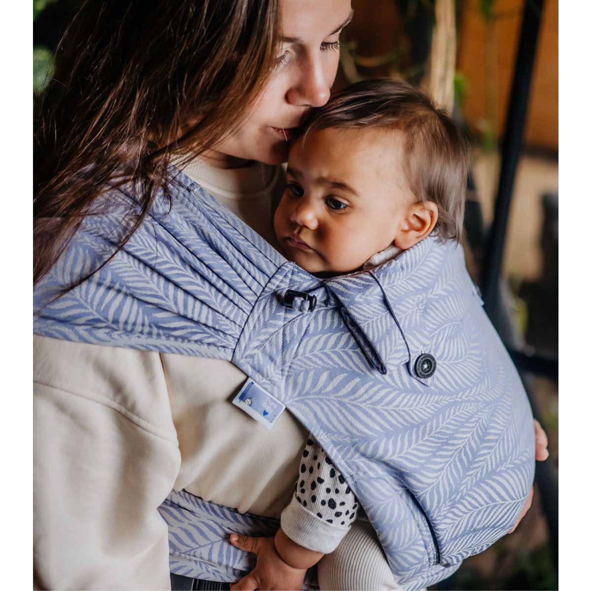 Baby carrier wrap & go baby - palm - lilac