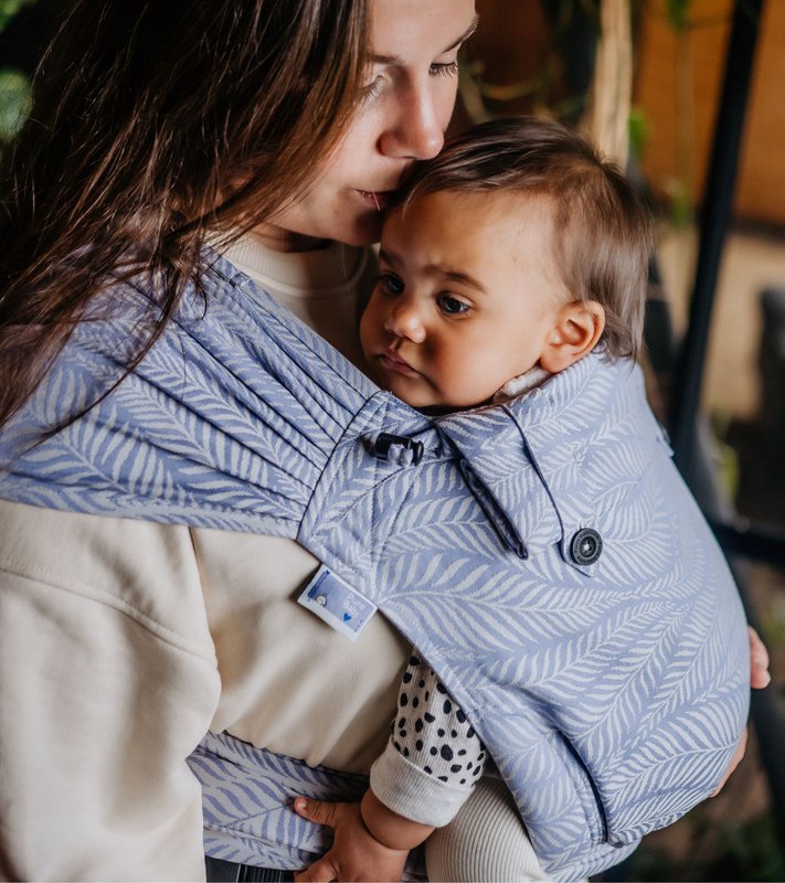 Baby carrier wrap & go baby - palm - lilac