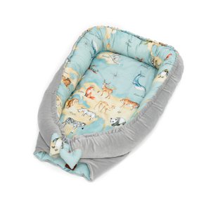 Cocoon For Newborn Baby "Animal Map"