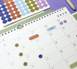 Calendario con pegatinas 2027 - A4 / A3