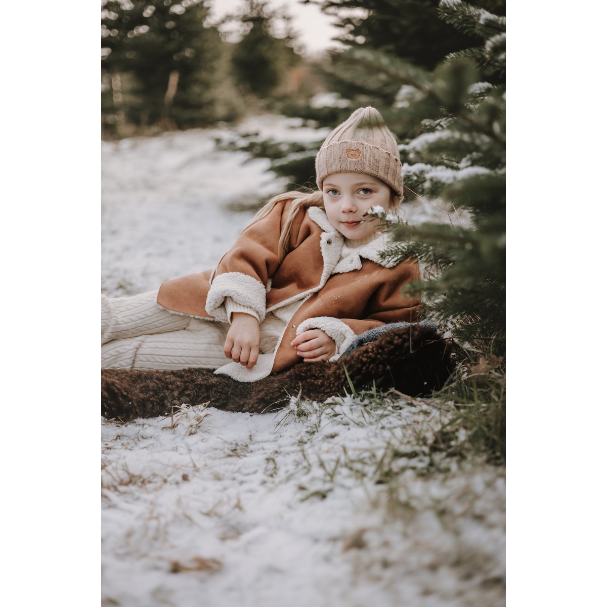 Giacca in pelle di agnello per bambini Annie & Charles®