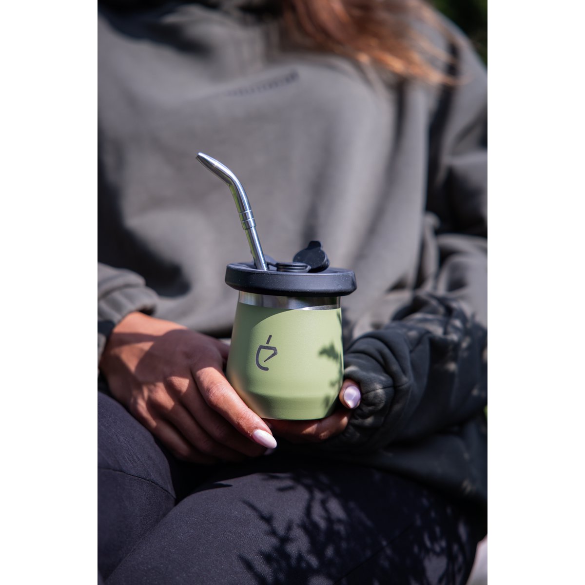 Yerba Mate Set Termolid Dualflow Pro - Forest Green | Un Mate®
