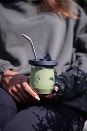 Yerba Mate Set Termolid DualFlow Pro - Forest Green | Un Mate®