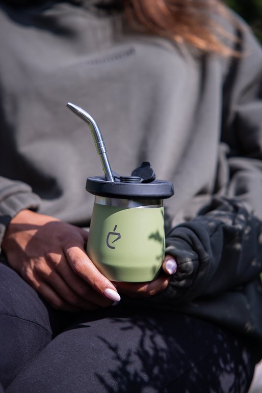 Yerba Mate Set Termolid DualFlow Pro - Forest Green | Un Mate®