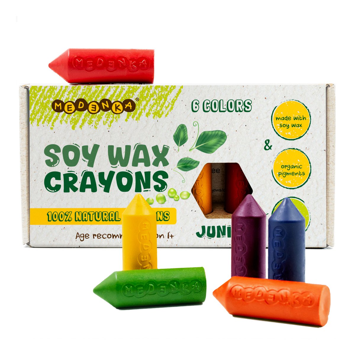 Kredki woskowe sojowe Medenka® Junior