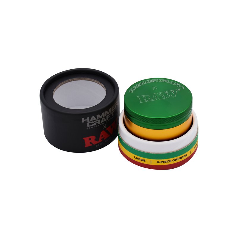 Młynek aluminiowy RASTA z 4 przegrodami