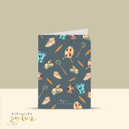 Carte de voeux Sinterklaas double