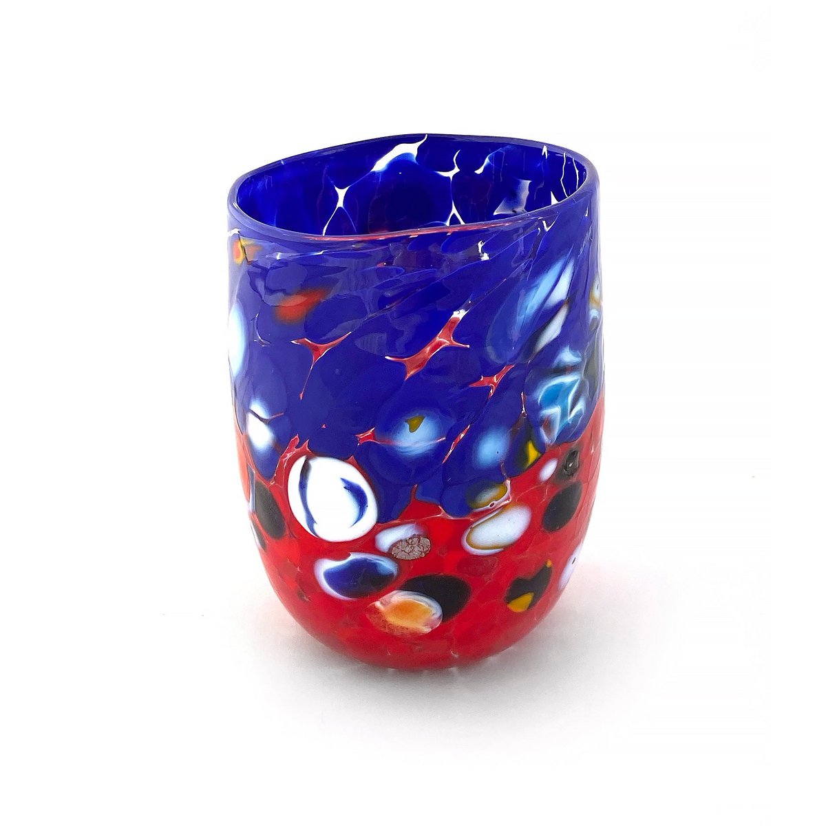 Veronese glass in Murano glass, made on the island of Murano, blow and handmade by Masters Vetrai - Special Edition - 380 ml.