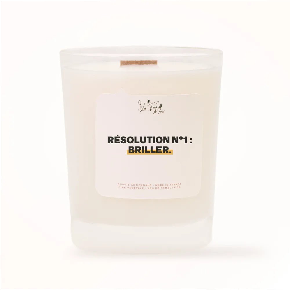 Scented candle: Resolution n°1: shine