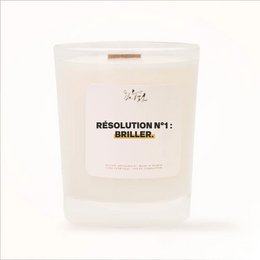 Scented candle: Resolution n°1: shine