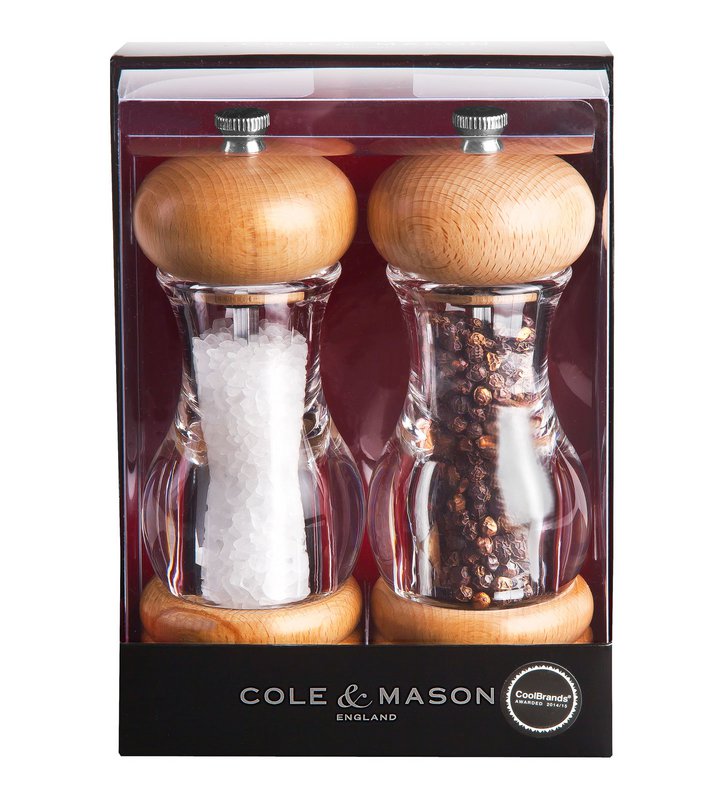 Precision+ 105 Acryl & Beech Peper en Zoutmolenset 16,5cm