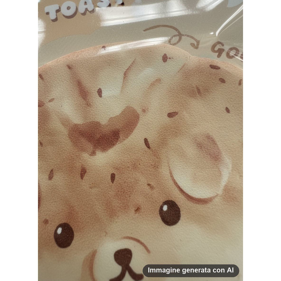 Katzen-Toast-Haftnotizen – Kawaii-Brot-Design