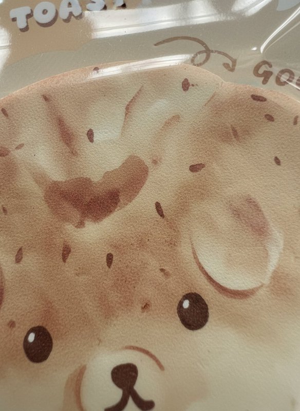 Katzen-Toast-Haftnotizen – Kawaii-Brot-Design