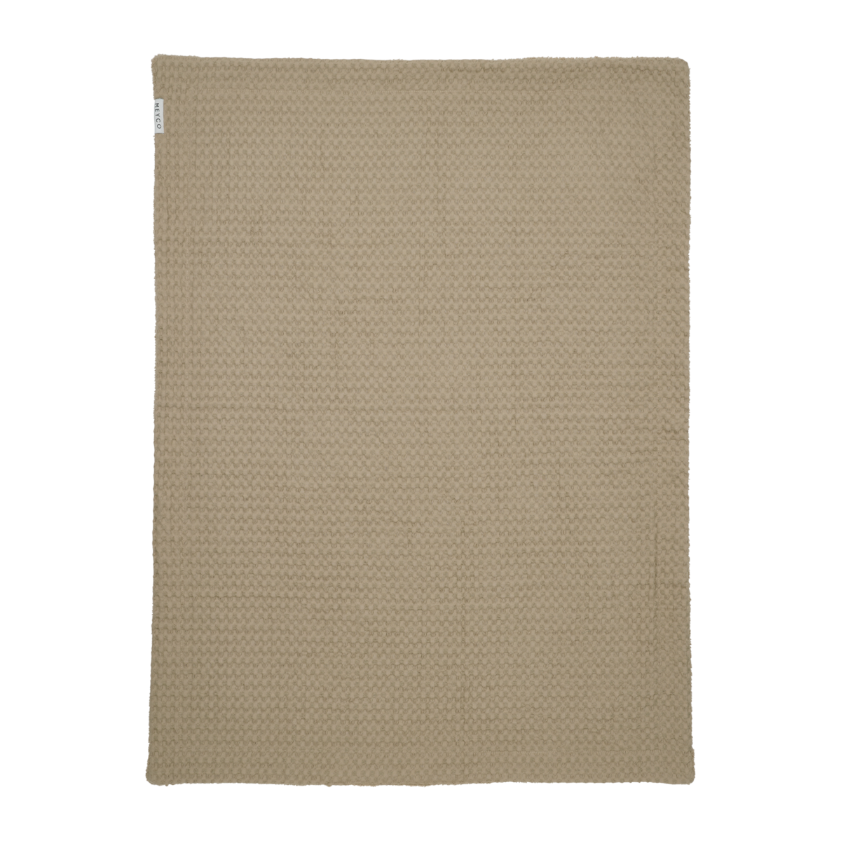Blanket Waffle Teddy Taupe