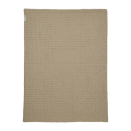 Blanket Waffle Teddy Taupe