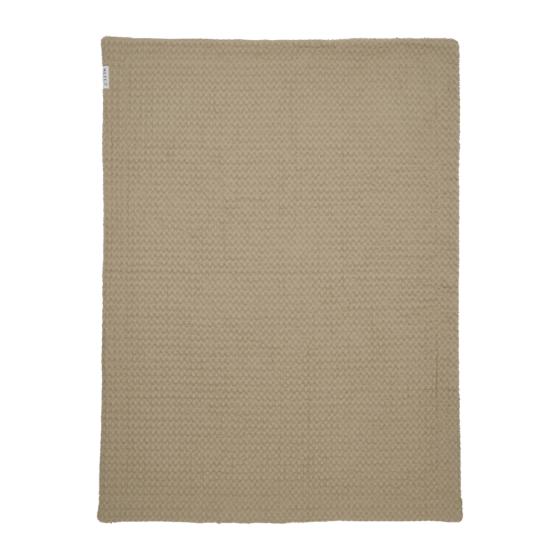 Blanket Waffle Teddy Taupe