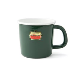 Kaffe- og campingkop, grøn, 0,38L