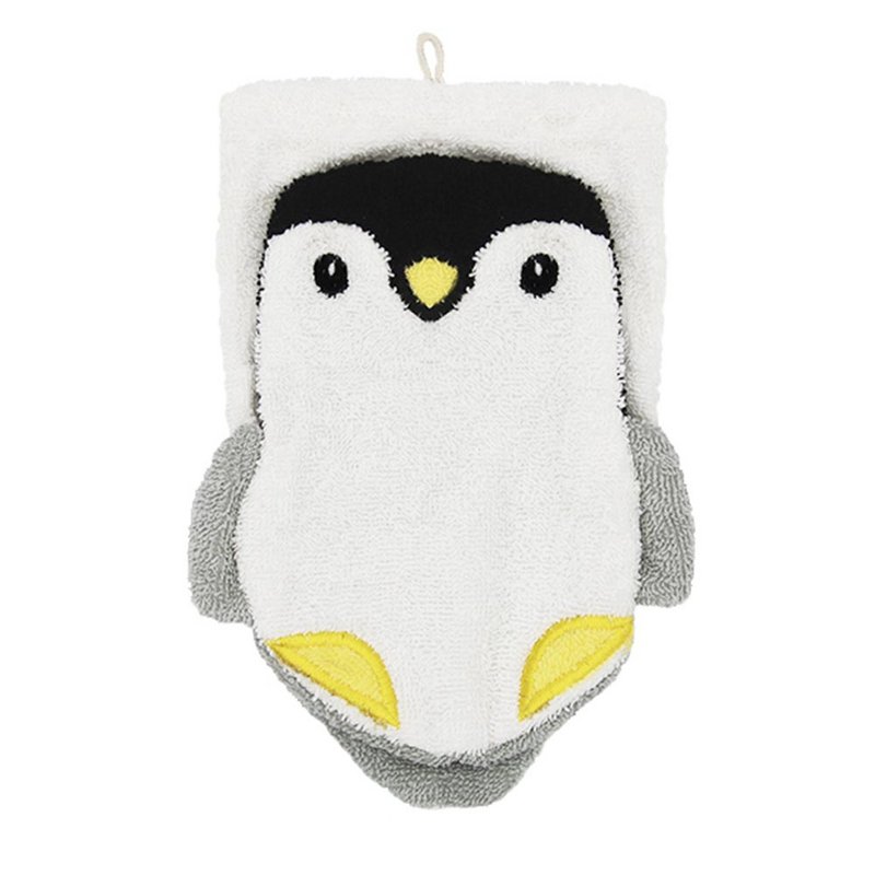 BIO washcloth penguin large
