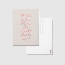 Together we have everything - A6 postcard