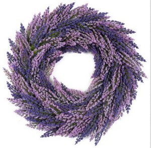 WREATH LAVENDER 1PC LAVENDER