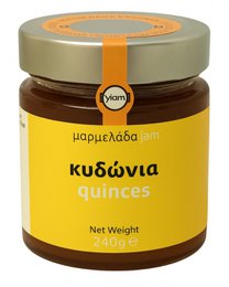 Confiture de coings artisanale YIAM, 240g, sans sucre ajouté