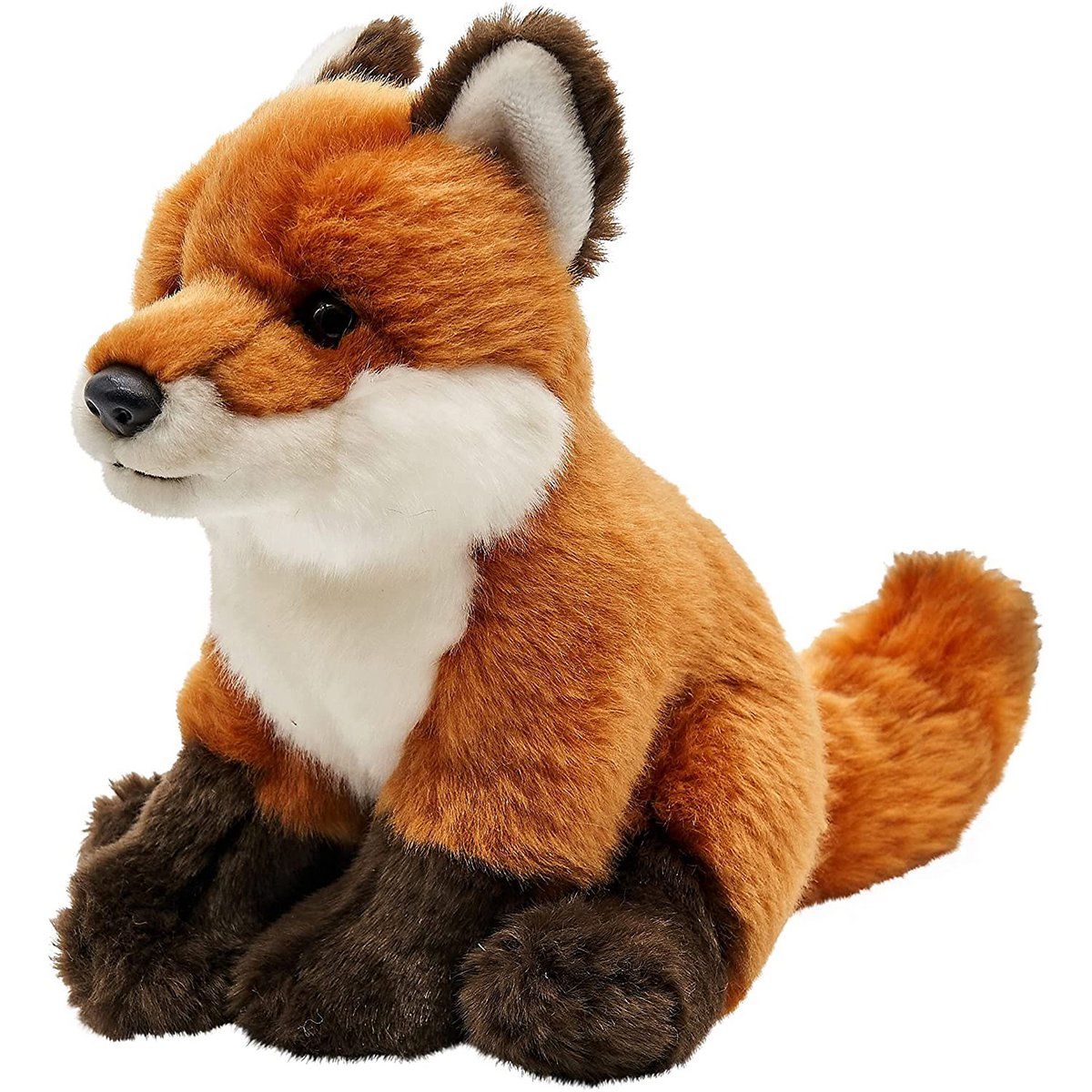 Volpe rossa, seduta - 21 cm (altezza) - volpe, animale della foresta - peluche