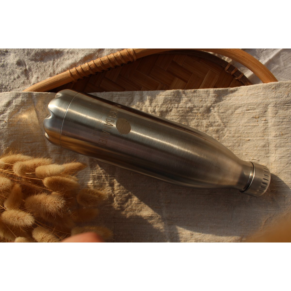 Stainless steel drinking bottle 750 ml