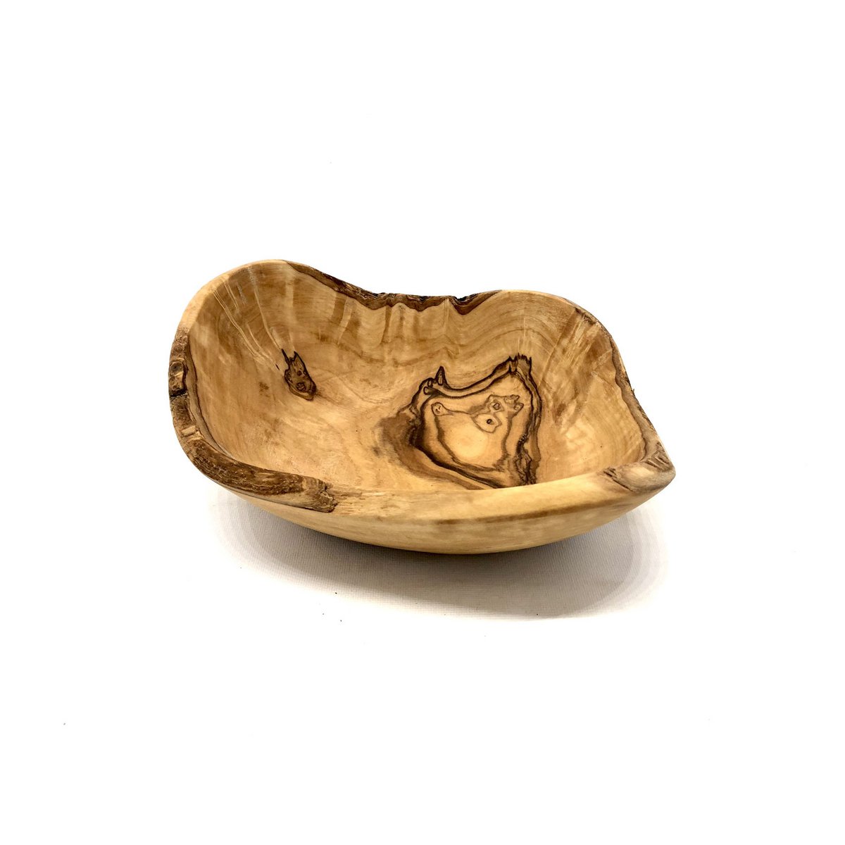 Schale RUSTIKAL klein Länge ca. 9 – 11 cm aus Olivenholz