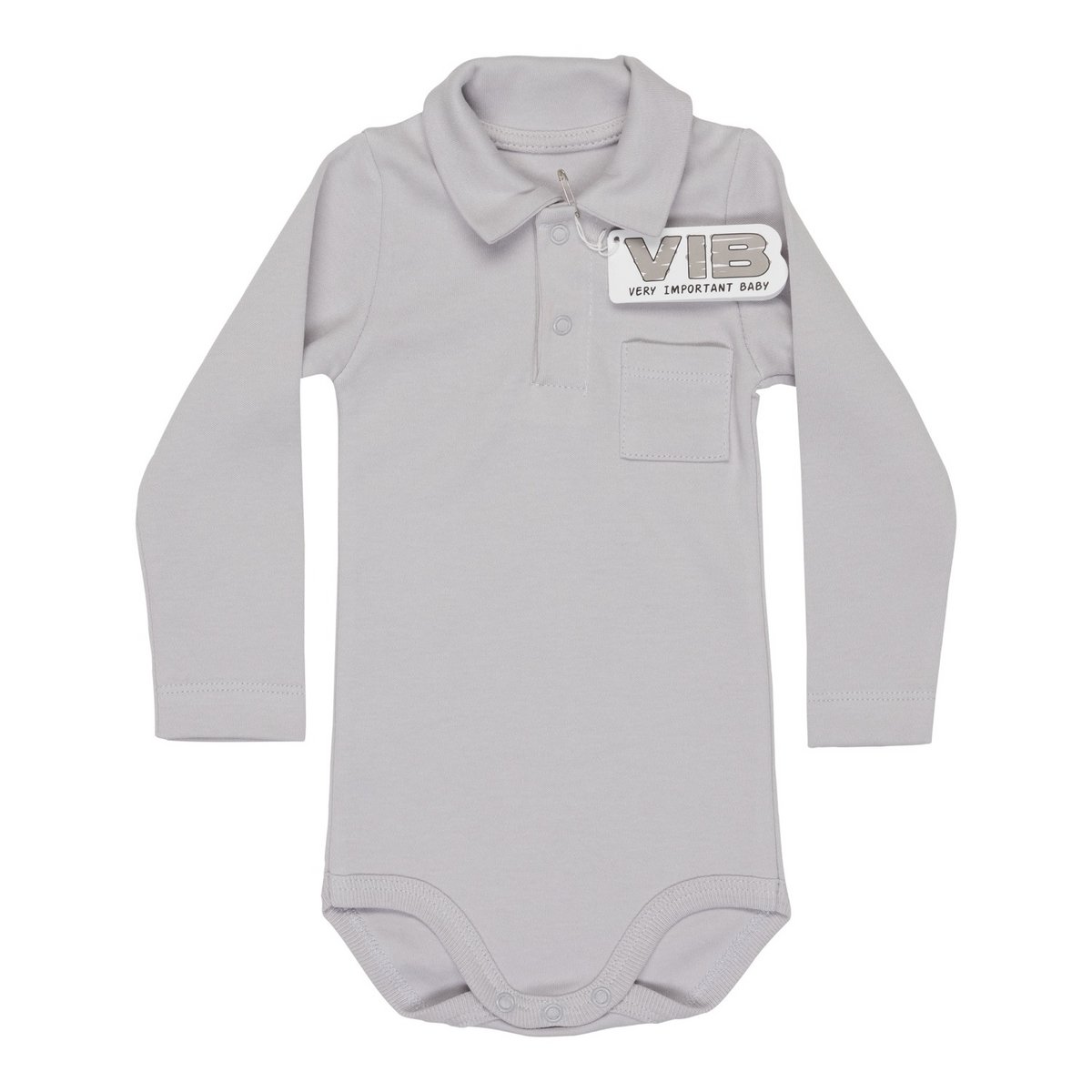 Polo Body Garçon Gris