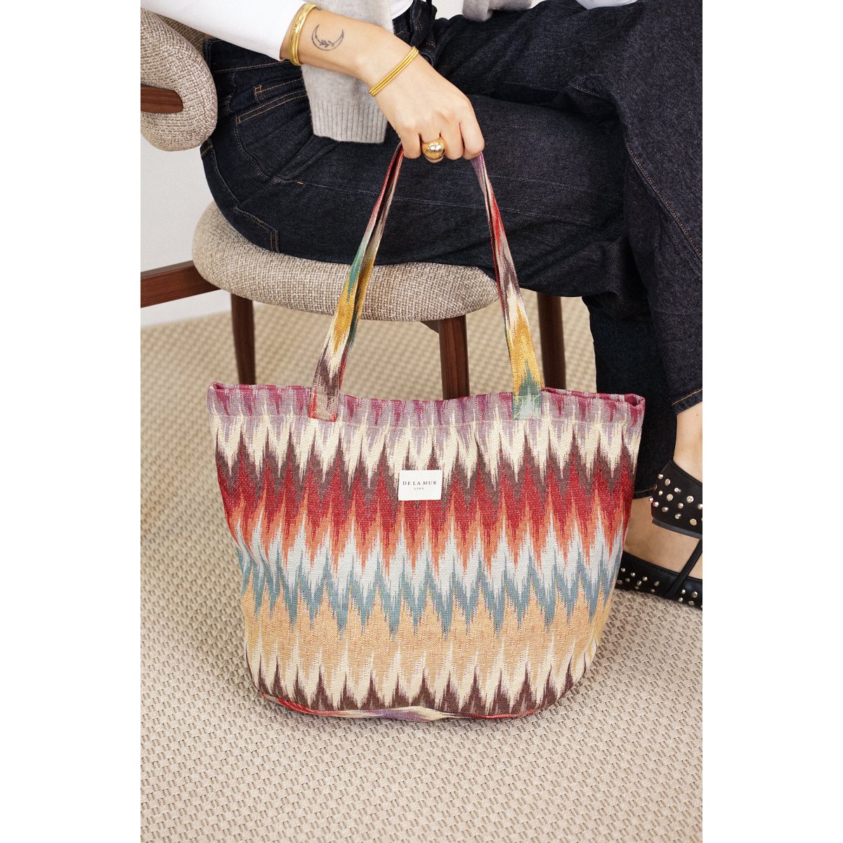 Large Shopper with zipper GUANA