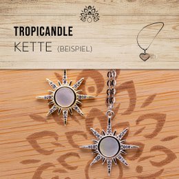 Candela decorativa al profumo di banana fruttata e stoppino di legno scoppiettante: Tropicandle
