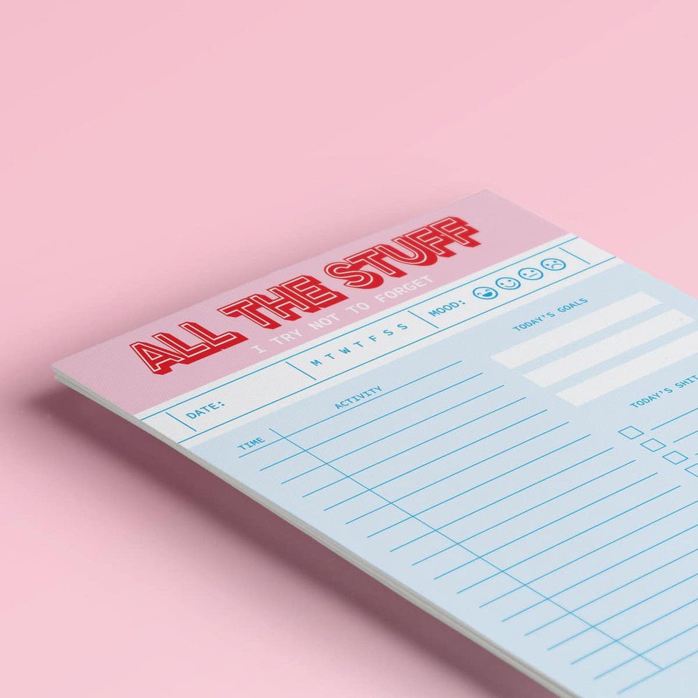 Planner A5 All the stuff I try not to forget