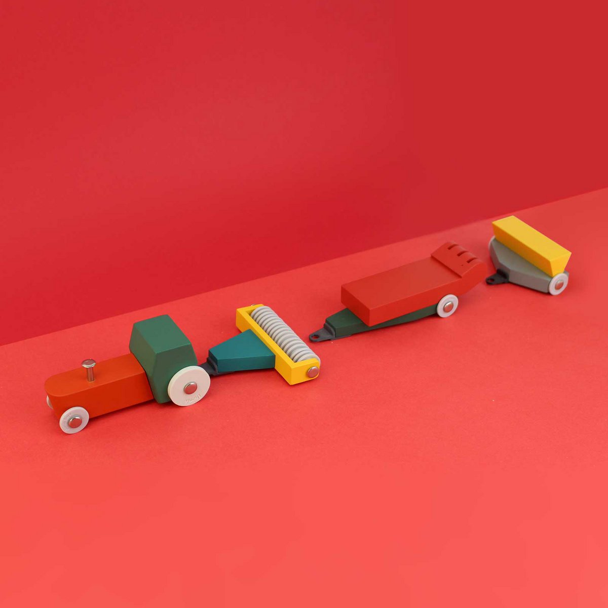 Floris Hovers Duotone Car No.7 - Tractor Set