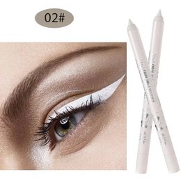 Wodoodporny eyeliner, długotrwały ołówek, kolorowy pigment, niebieski, czarny, biały, kolorowy żel do oczu, kredka do oczu, makijaż, kosmetyki do pielęgnacji oczu