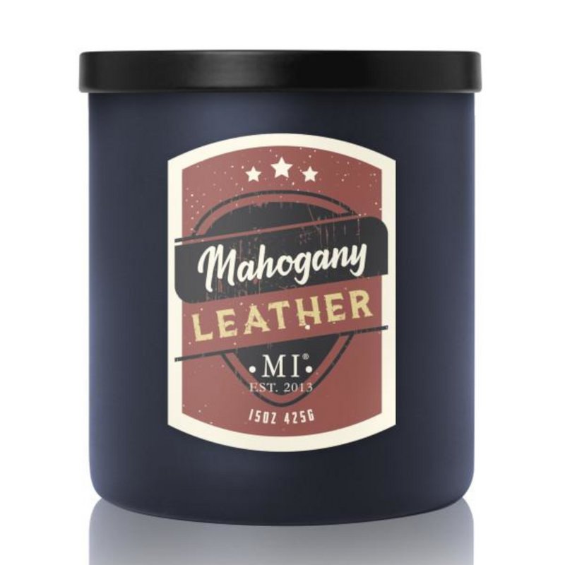 Mahogany & Leather scented candle - 425g