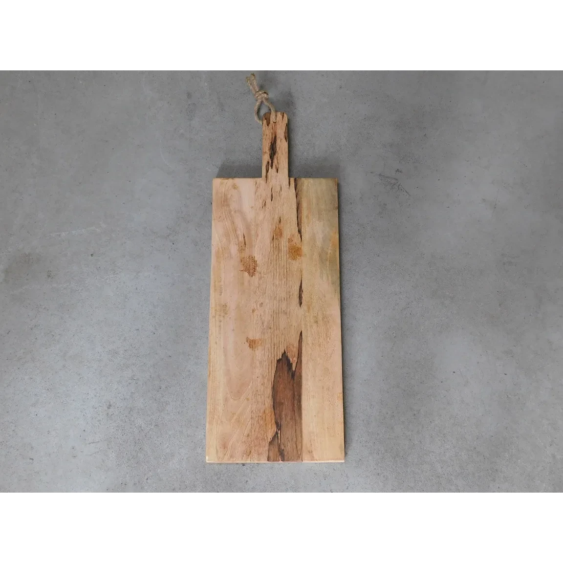 Plateau de service/planche à découper, grande planche de cuisine en bois, 78 cm avec poignée