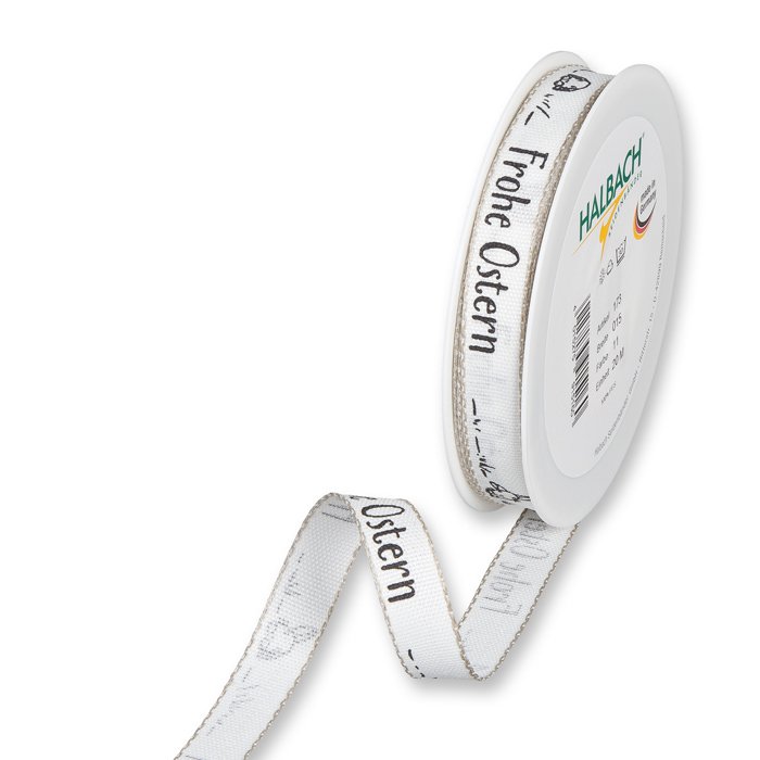 "Happy Easter" printed ribbon