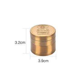 Grinder - Moulin à Herbes - Épices en Aluminium avec Tamis - 40 mm