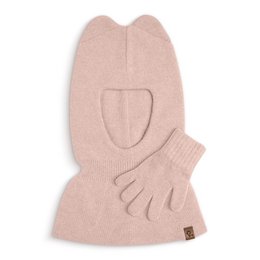 Kids' Knit Balaclava & Gloves Cotton 2-Piece